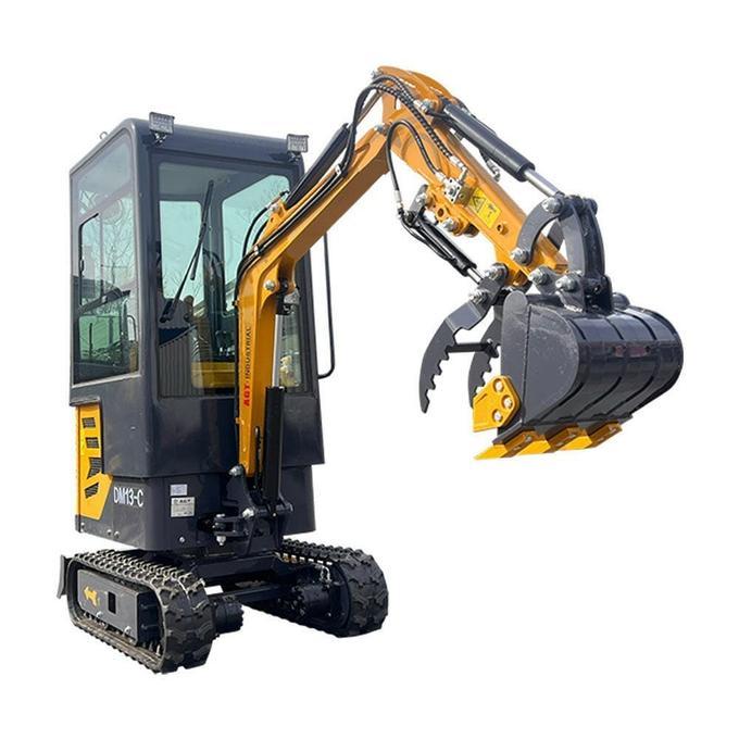 2024 13.5 HP B&amp;S 1-Ton Mini Small Cab Excavator with Hydraulic Thumb