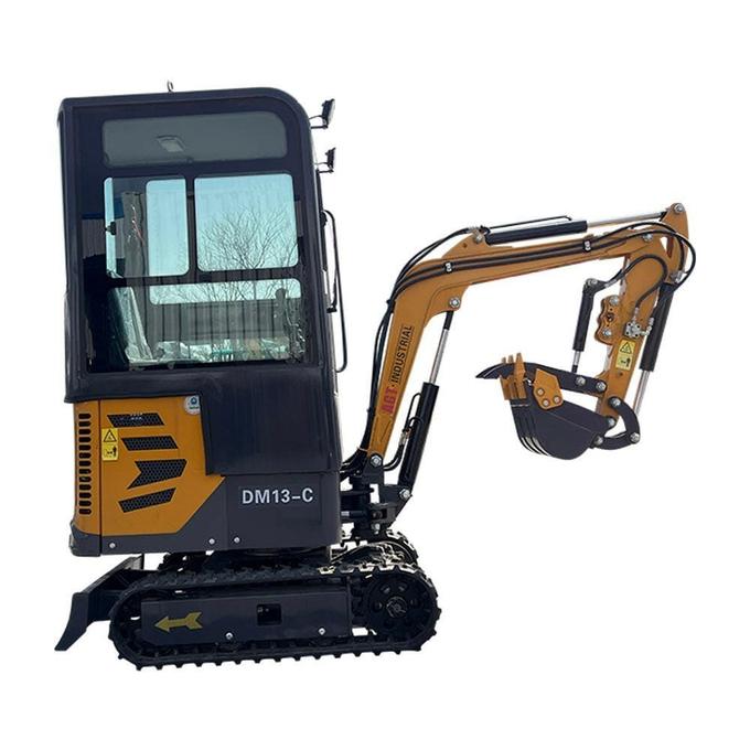 2024 13.5 HP B&amp;S 1-Ton Mini Small Cab Excavator with Hydraulic Thumb