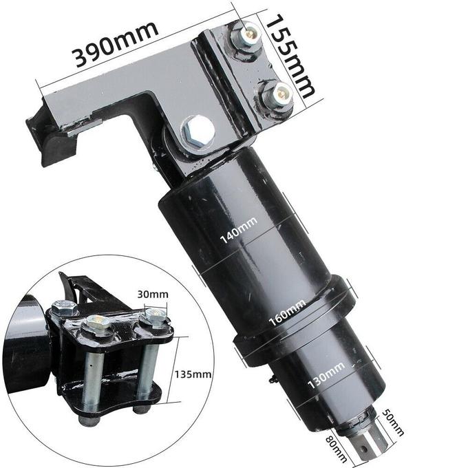 TYPHON Auger Drill Attachment for Mini Excavators - Electric Machine