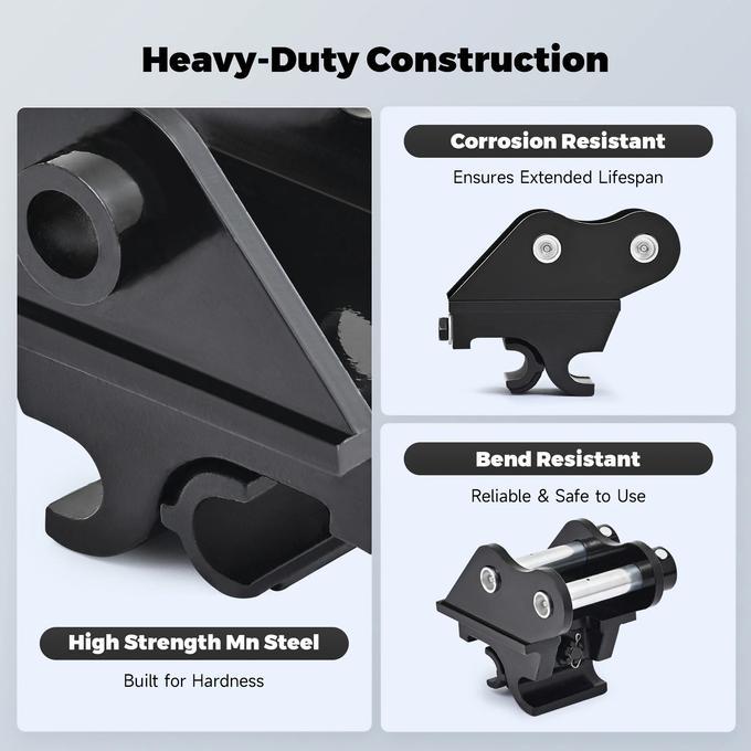Quick Hitch Attachment for Mini Excavators Digger for Quick Attachments Change