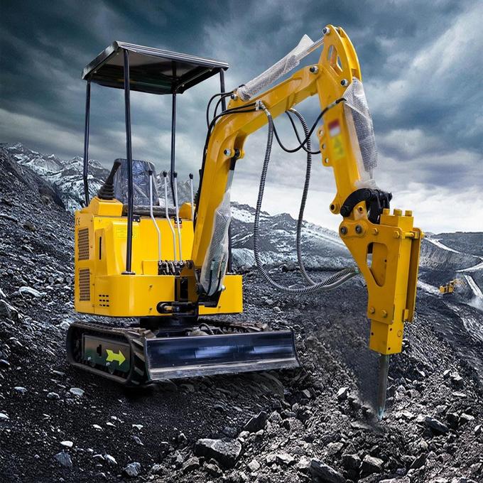 TYPHON Hydraulic Hammer Side Breaker For Mini Excavator Smail Digger Attachment